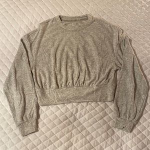 Gilly Hicks Cropped Lounge Sweatshirt size S